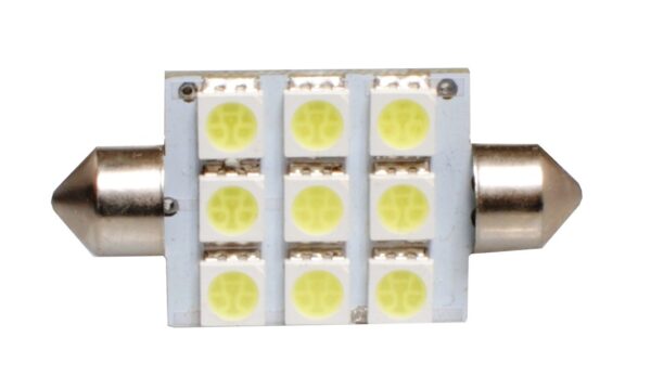 l059w_2 LED L059W - C5W 41mm 9xSMD5050 Valge