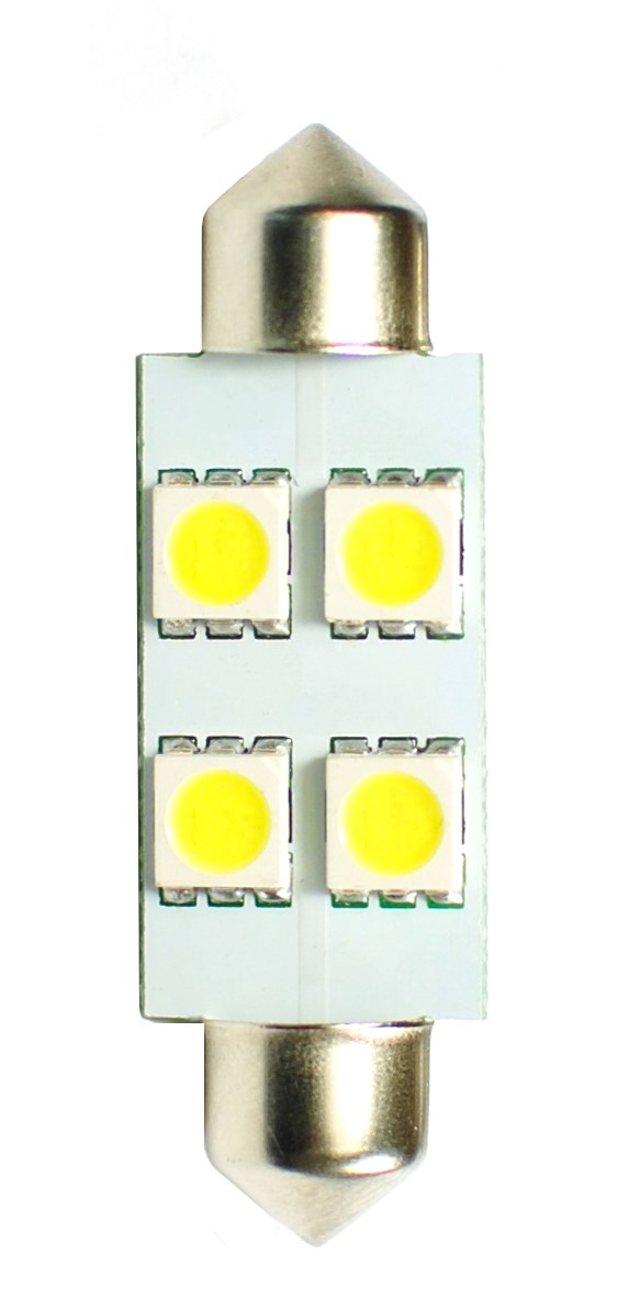 l072w LED L072W - C5W 41mm 4xSMD5050 Valge