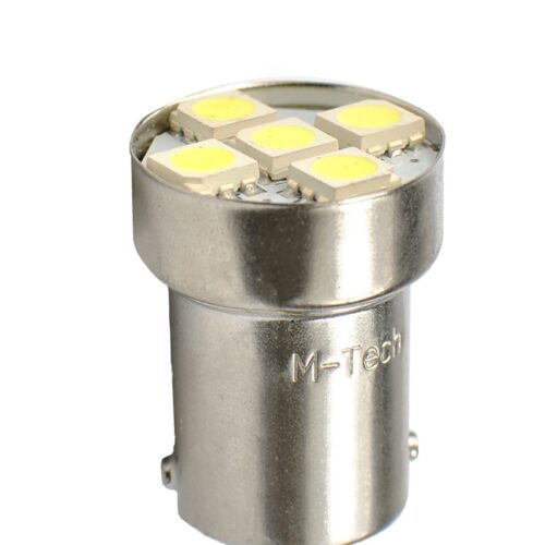 l075w LED L075W - BA15s G18 5xSMD5050 Valge