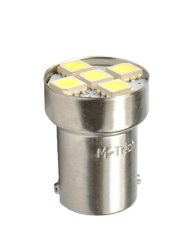 l075w LED L075W - BA15s G18 5xSMD5050 Valge