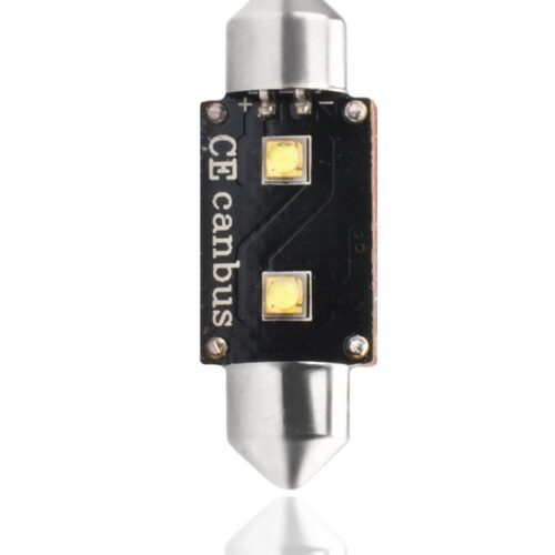 l336w LED L336W - C5W 36mm 6W 12V CANBUS Valge