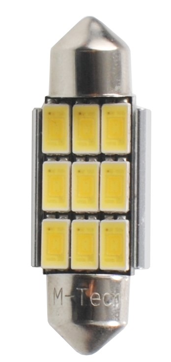 LED L815W - C5W 36mm 9xSMD5630 12V valge