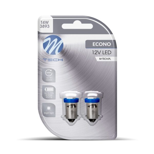 lb008b_01 Blister 2x LED L008B - BA9s 1xSMD5050 Sinine