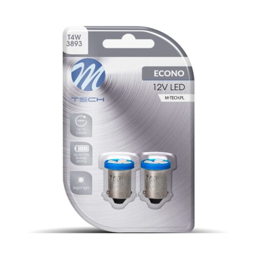 lb009b_01 Blister 2x LED L009W - BA9s 12V 4xSMD3528 sinine