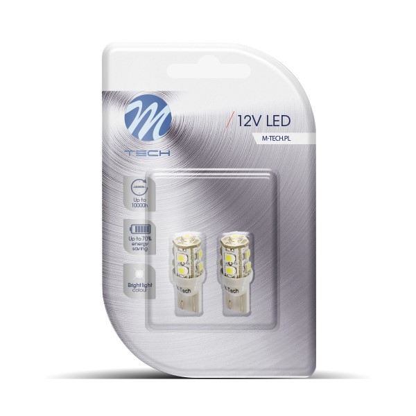 lb018y Blister 2x LED L018Y - W5W 9xSMD3528 kollane