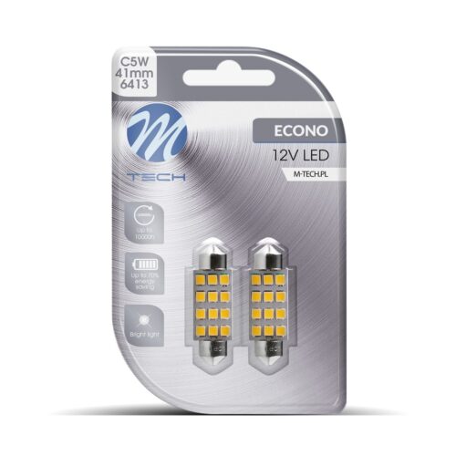 lb030w_01 Blister 2x LED L030W - C5W 41mm 12xSMD2835 valge