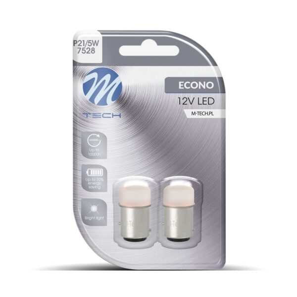 Blister 2x LED LB038W - BAY15d 24LED 5mm punane