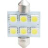 Blister 2x LED L052W - C5W 36mm 6xSMD5050 valge