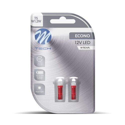 lb053r_01 Blister 2x LED L053R - T5 1xSMD 5050 Punane