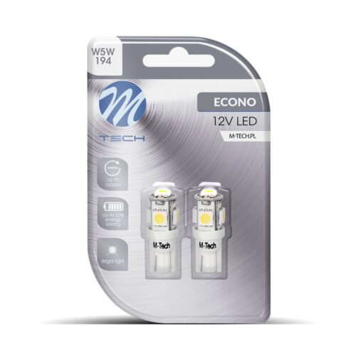 lb054w Blister 2x LED L054W - W5W 5xSMD5050 Valge