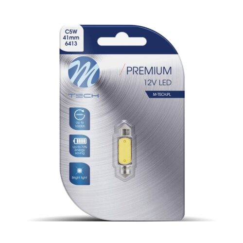 lb080w-01b Blister 1x LED L080W - C5W 36mm 12V 1,5W valge