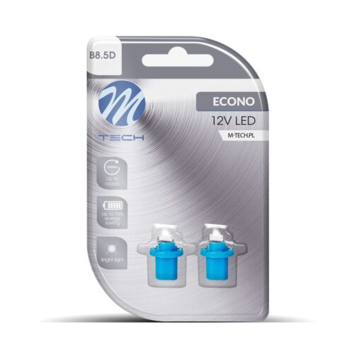 lb092b_01 Blister 2x LED L092B - B8.5D 1xSMD5050 sinine