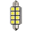 lb327w_2 Blister 2x LED L327W - C5W 41mm 8xSMD5050 Radiaator CANBUS Valge