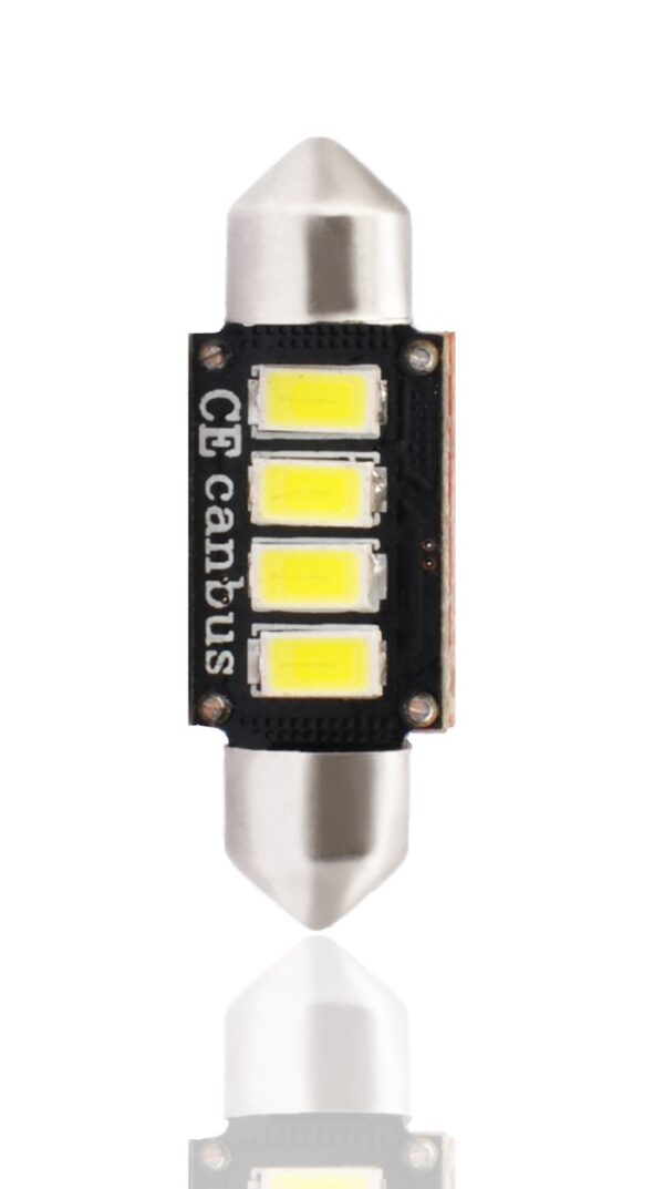 lb334w-01b_2 Blister 1x LED L334W - C5W 36mm 12V 4xSMD5730 CANBUS valge