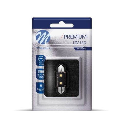 lb336w-01b Blister 1x LED L336W - C5W 36mm 12V 6W CANBUS valge