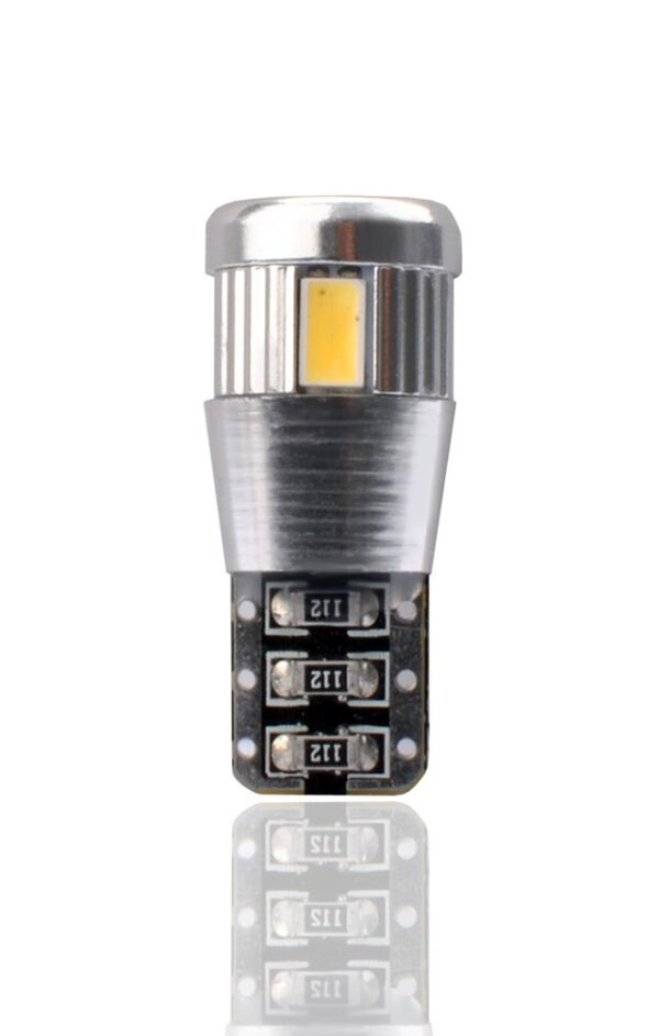 lb338w_2 Blister 2x LED L338W - W5W 12V 6xSMD5730 Rõngas CANBUS valge