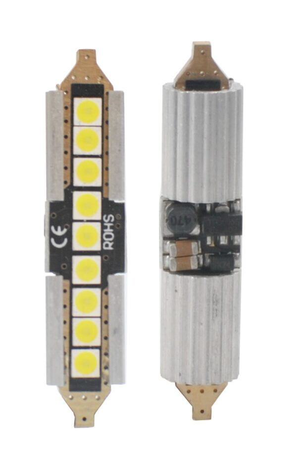 lb351w_2 Blister 2x LED L351W - C5W 42mm SMD3632 2W Samsung CANBUS White
