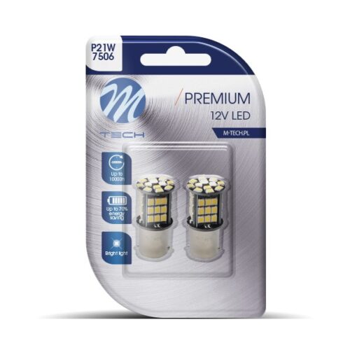 lb354w Blister 2x LED L354W - BA15s 48xSMD2835 CANBUS valge