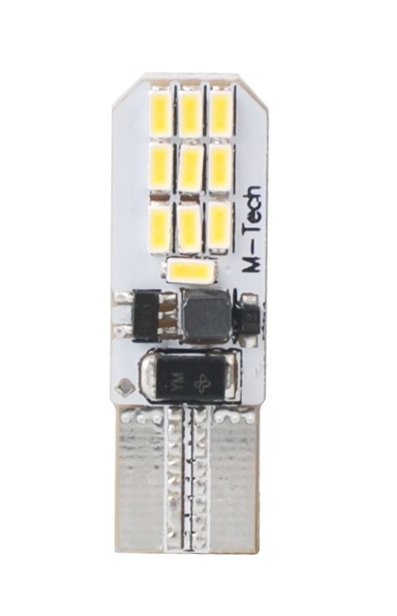 Blister 2x LED L801W - W5W CANBUS 20xSMD3014 valge