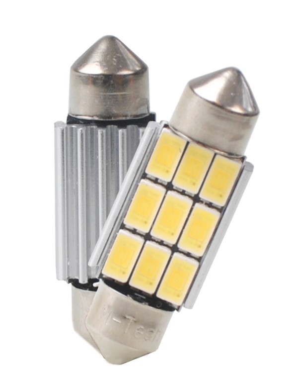 Blister 2x LED L815W - C5W 36mm 9xSMD5630 valge