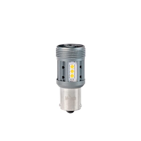 lb852y-01b_02 Blister 1x diood LED M-TECH Platinum 1156 PY21W 12x3030SMD 12-24V CANBUS, merevaigukollane