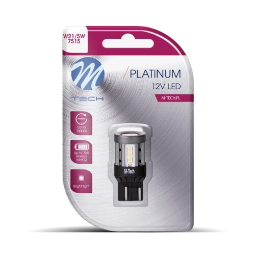 lb865w-01b_01 Blister 1x diood LED M-TECH Platinum T20 7443 W21/5W 15x3030SMD 12-24V CANBUS, valge