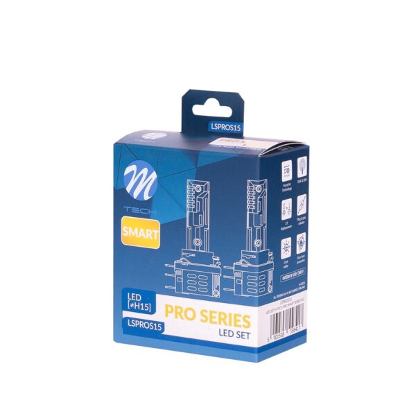 lspros15_03 LED KOMPLEKT M-TECH PRO SMART SERIES H15