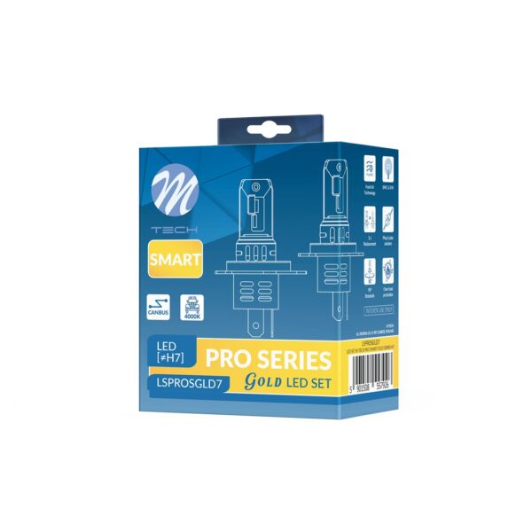 lsprosgld7_3 LED KOMPLEKT M-TECH PRO SMART GOLD SERIES H7