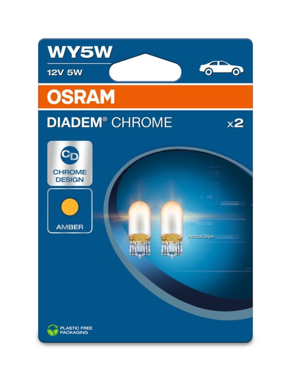 OSRAM DIADEM CHROME 2827DC-2BL WY5W W2,1x9,5d 12V 5W