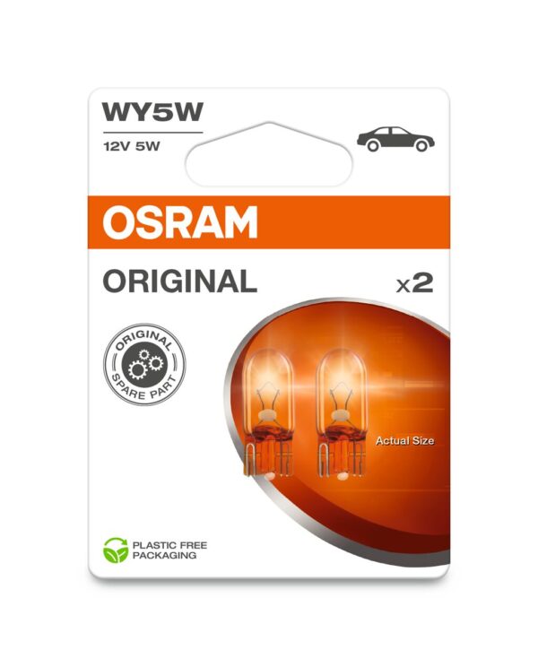OSRAM ORIGINAL 2827NA-2BL WY5W W1,2x8,5d 12V 5W