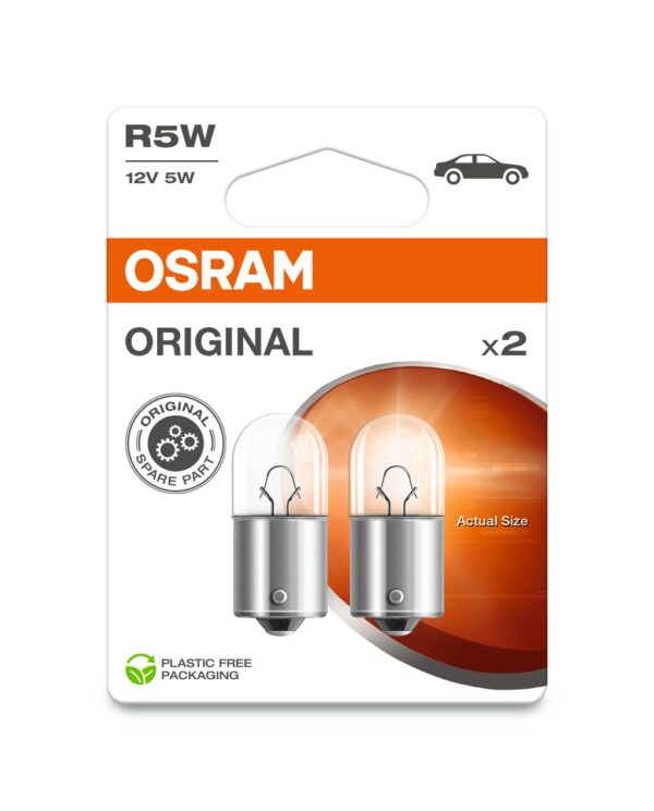OSRAM ORIGINAL 5007-2BL R5W BA15s 12V 5W