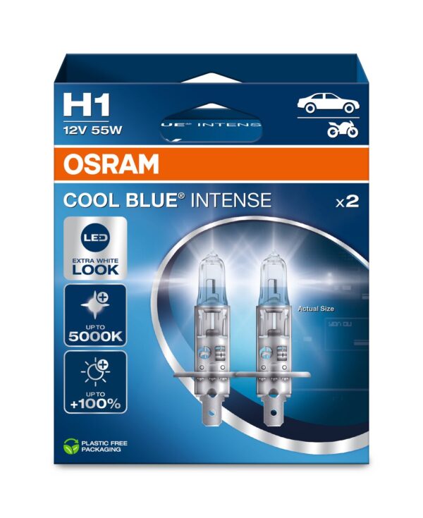 OSRAM COOL BLUE INTENSE 64150CBN-2HB H1 P14,5s 12V 55W
