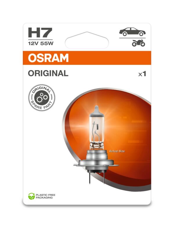 OSRAM ORIGINAL 64210-1BL H7 PX26d 12V 55W