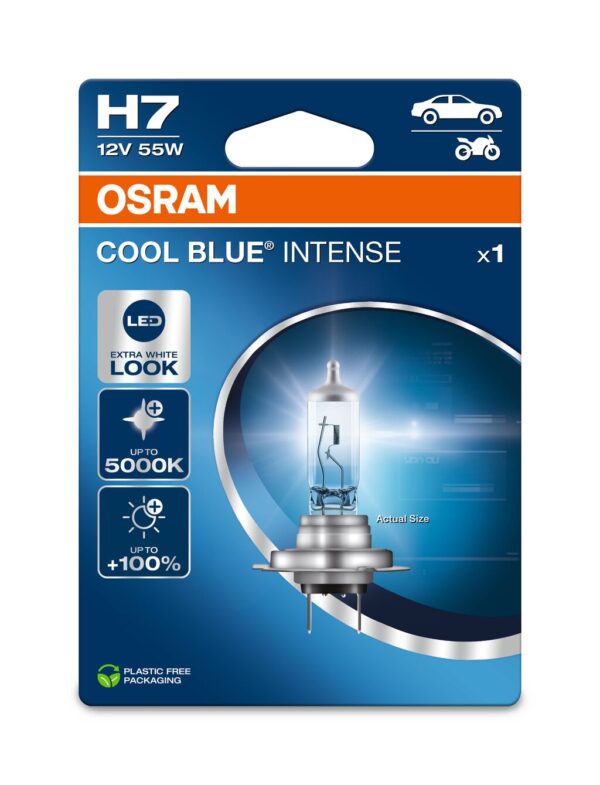 OSRAM COOL BLUE INTENSE 64210CBN-1BL H7 PX26d 12V 55W