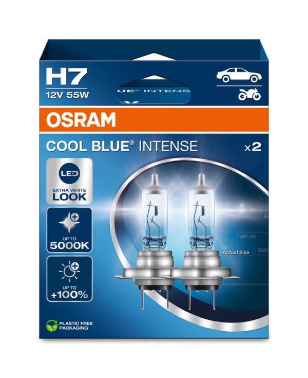 OSRAM COOL BLUE INTENSE 64210CBN-2HB H7 PX26d 12V 55W