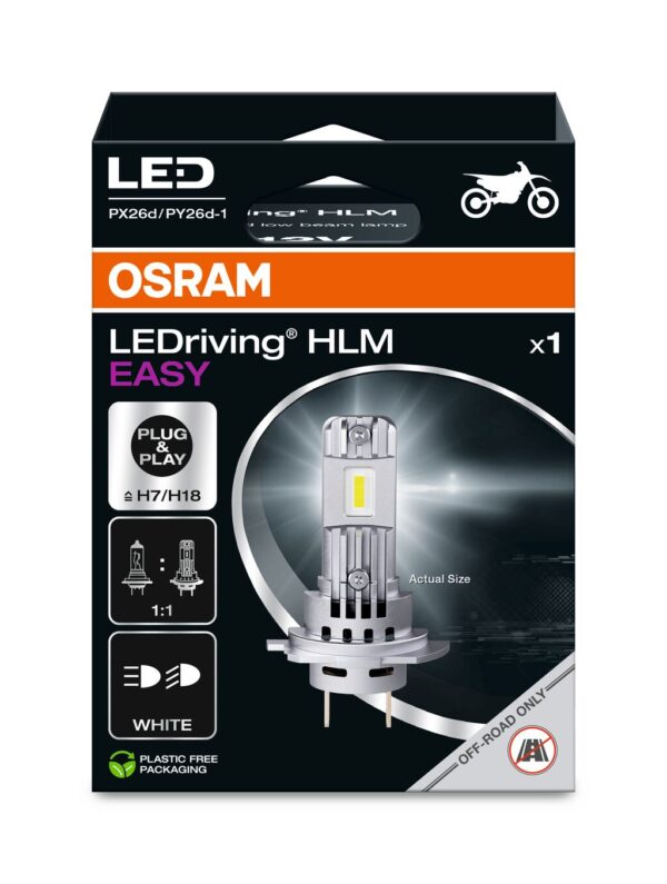OSRAM LEDriving EASY 64210DWESY-1HB ~H7 PX26d/PY26d-1 12V 16.0W