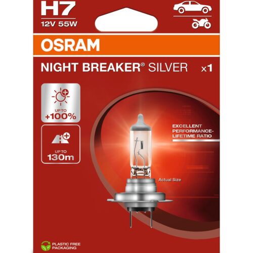 o64210nbs-1bl_1 OSRAM ÖÖPURKE SILVER 64210NBS-1BL H7 PX26d 12V 55W