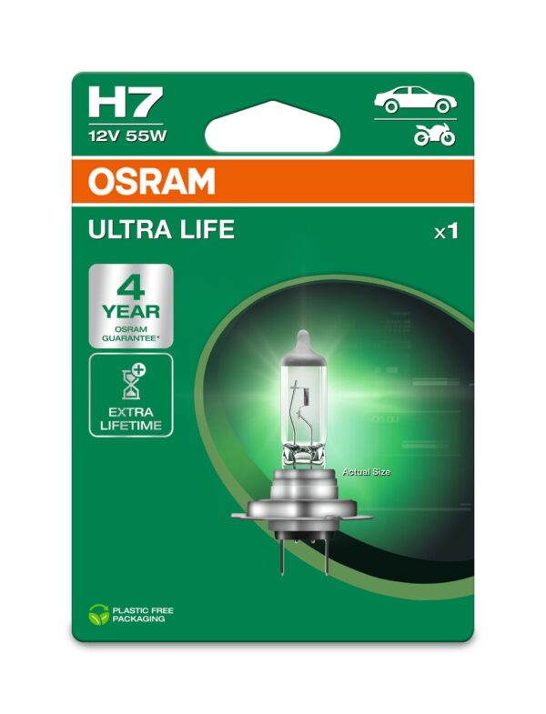 OSRAM ULTRALIFE 64210ULT-1BL H7 PX26d 12V 55W