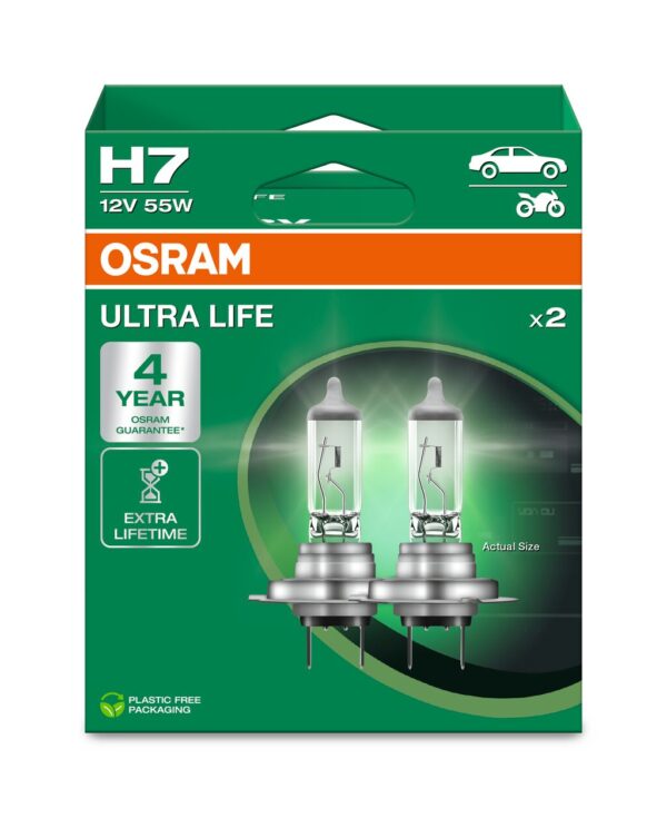 OSRAM ULTRALIFE 64210ULT-2HB H7 PX26d 12V 55W
