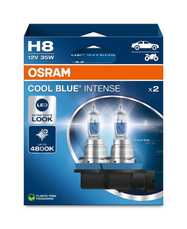 OSRAM COOL BLUE INTENSE 64212CBN-2HB H8 PGJ19-1 12V 35W