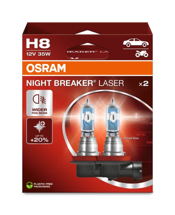 OSRAM ÖÖPURKE LASER 64212NL-2HB H8 PGJ19-1 12V 35W