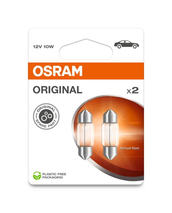 OSRAM ORIGINAL 6438-2BL ei ECE SV8,5-8 12V 10W