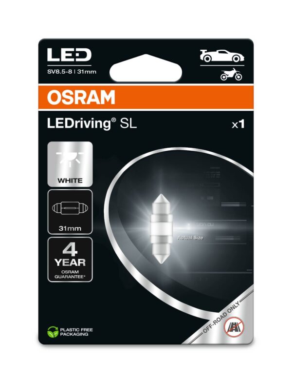 OSRAM LEDrivin SL 6438DWP-1BL mitte ECE SV8.5-8 12V 1W
