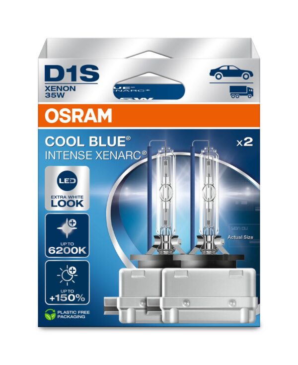 OSRAM COOL BLUE INTENSE 66140CBN-2HB D1S Pk32d-2 0V 35W