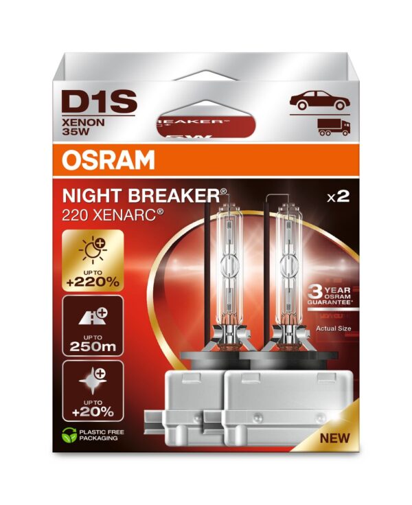 OSRAM XENARC ÖÖPURKE 220 D1S