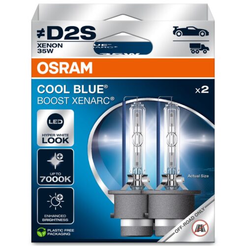 OSRAM COOL BLUE BOOST 66240CBB-2HB ~D2S P32d-2 0V 35W