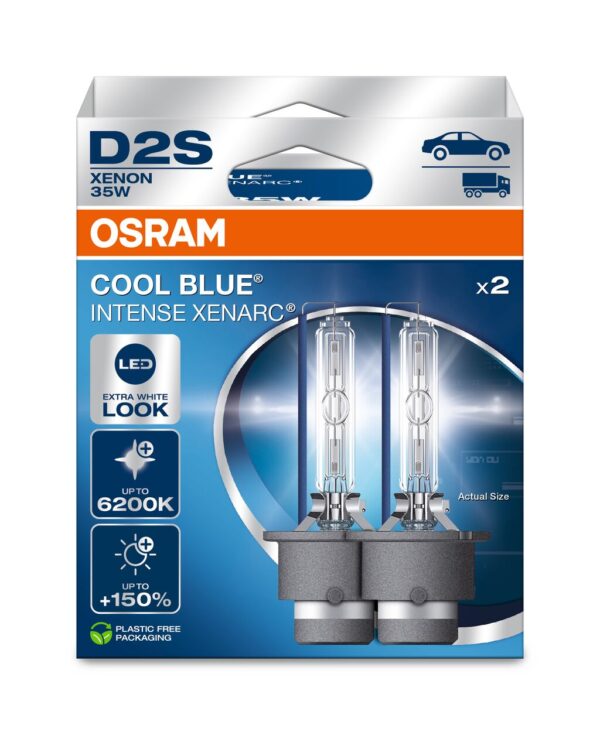 OSRAM COOL BLUE INTENSE 66240CBN-2HB D2S P32d-2 0V 35W
