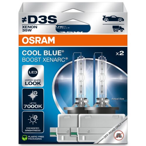 OSRAM COOL BLUE BOOST 66340CBB-2HB ~D3S Pk32d-5 0V 35W