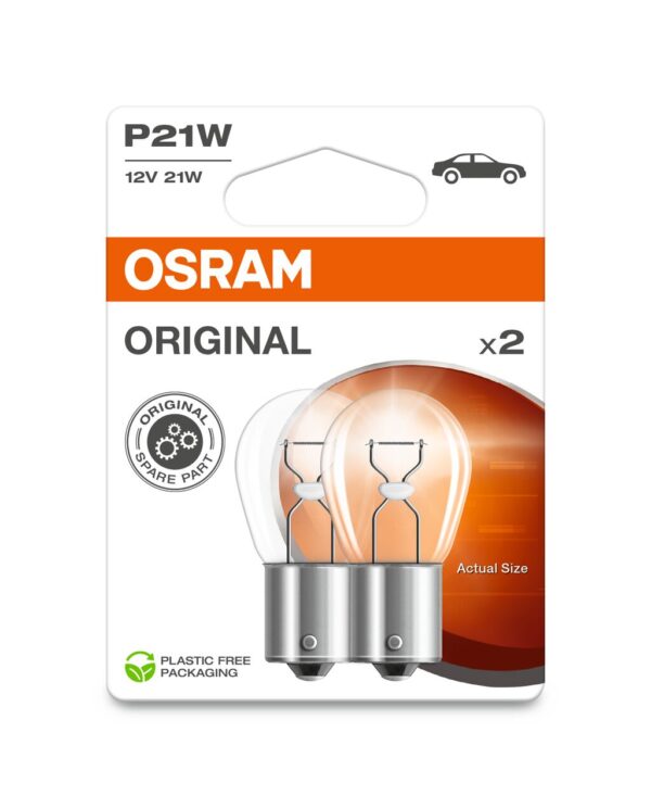 OSRAM ORIGINAL 7506-2BL P21W BA15s 12V 21W