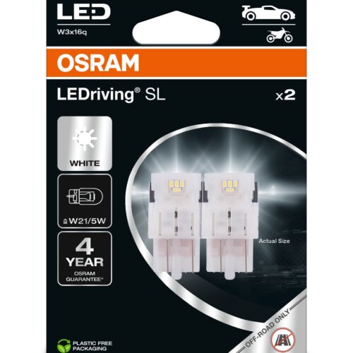 o7515dwp-2bl_1 OSRAM LEDrivin SL 7515DWP-2BL ~W21/5W W3x16q 12V 1,9W